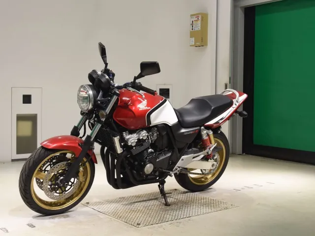 Honda CB400 Super Four 2006, белый, красный, чёрный, фото 4