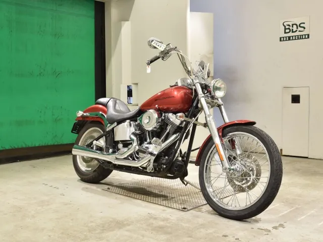 Harley-Davidson FXSTD1450 2004, красный, фото 3