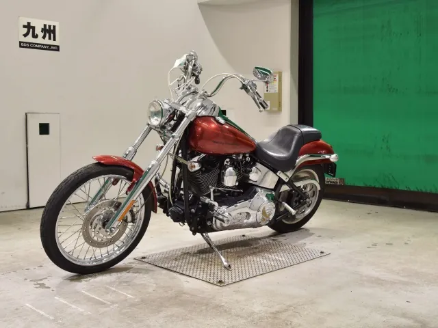 Harley-Davidson FXSTD1450 2004, красный, фото 4