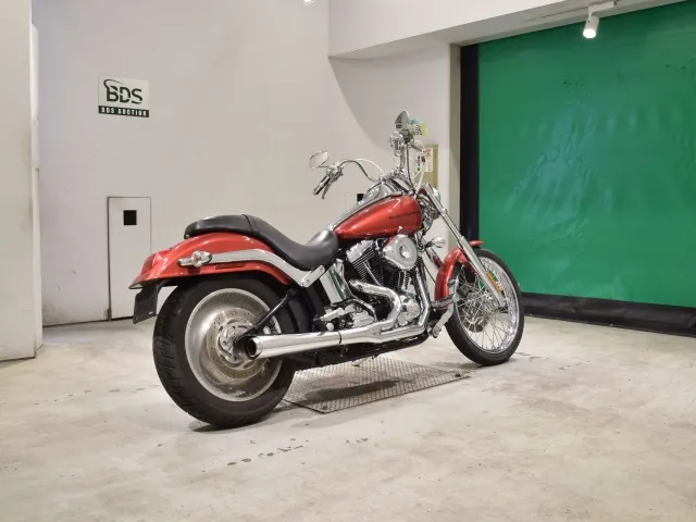 Harley-Davidson FXSTD1450 2004, красный, фото 5