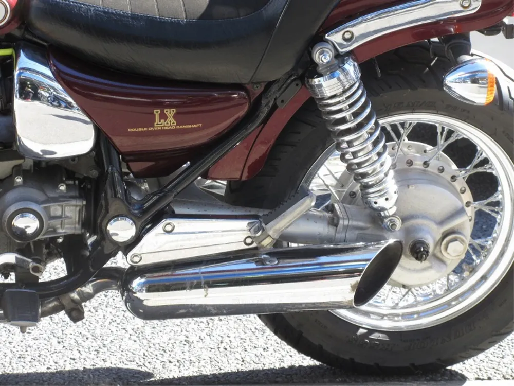 Kawasaki Eliminator 400 1988, dark red wine, фото 13