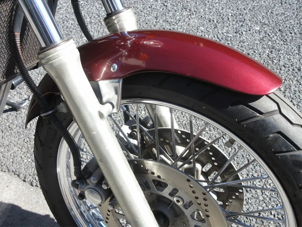 Kawasaki Eliminator 400 1988, dark red wine, фото 15