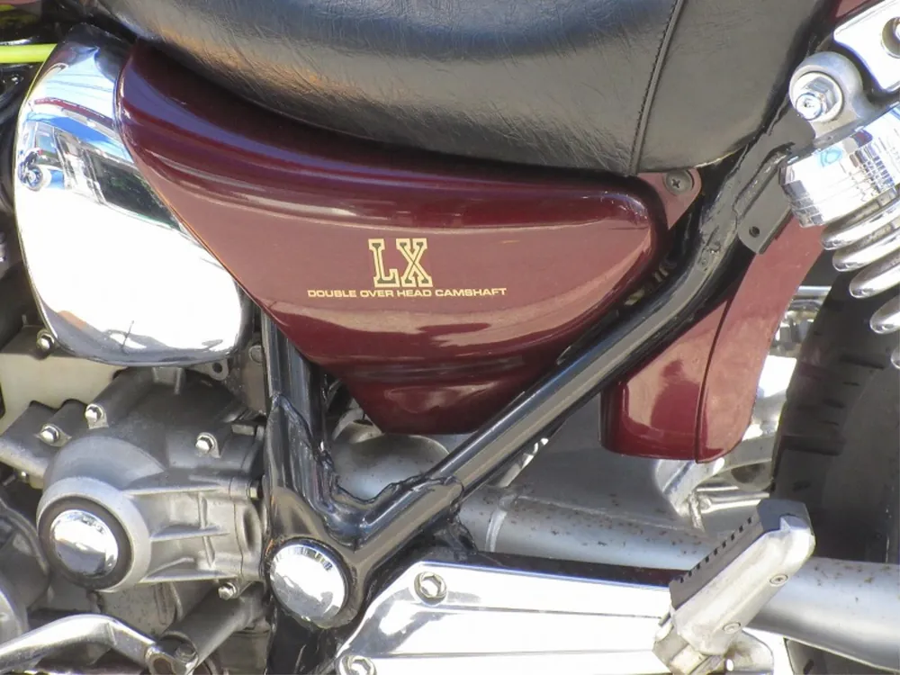 Kawasaki Eliminator 400 1988, dark red wine, фото 19