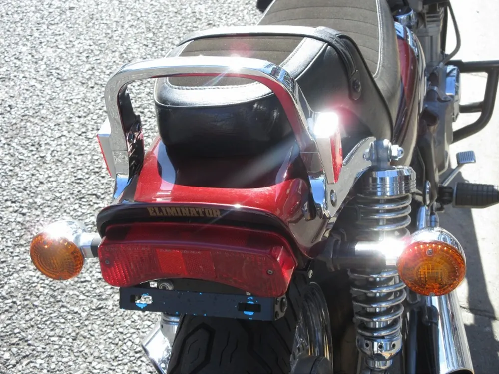 Kawasaki Eliminator 400 1988, dark red wine, фото 20