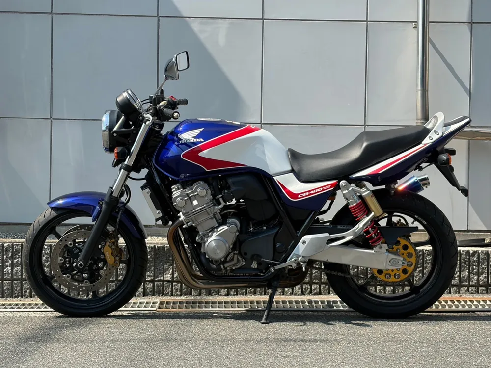 Honda CB400SB 2008, white / blue, фото 2
