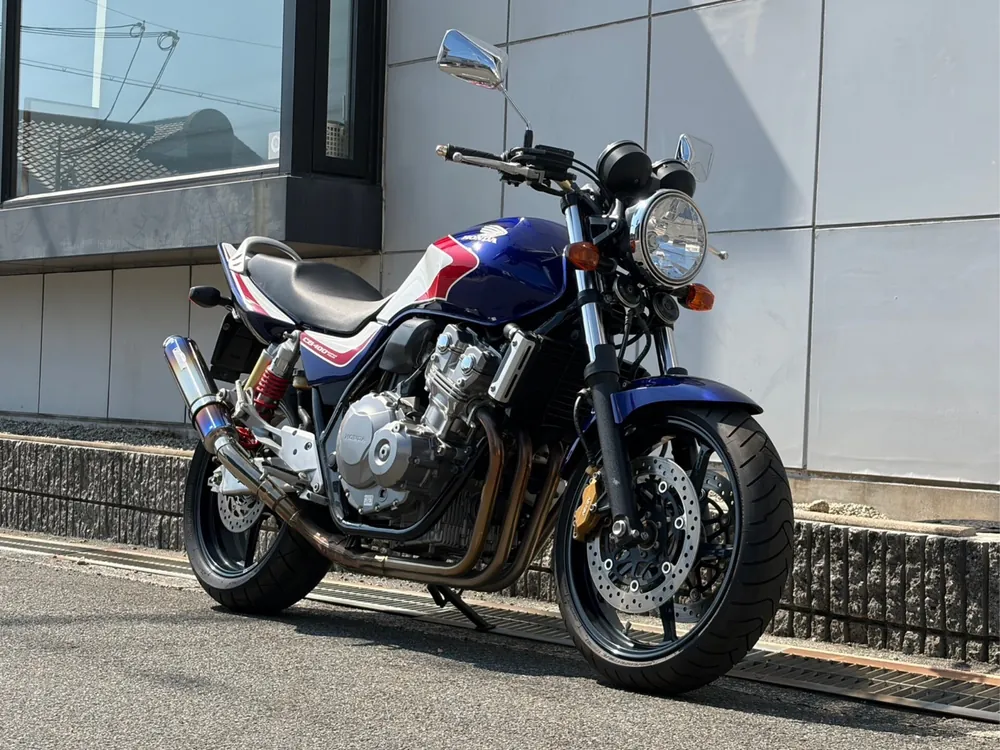 Honda CB400SB 2008, white / blue, фото 3