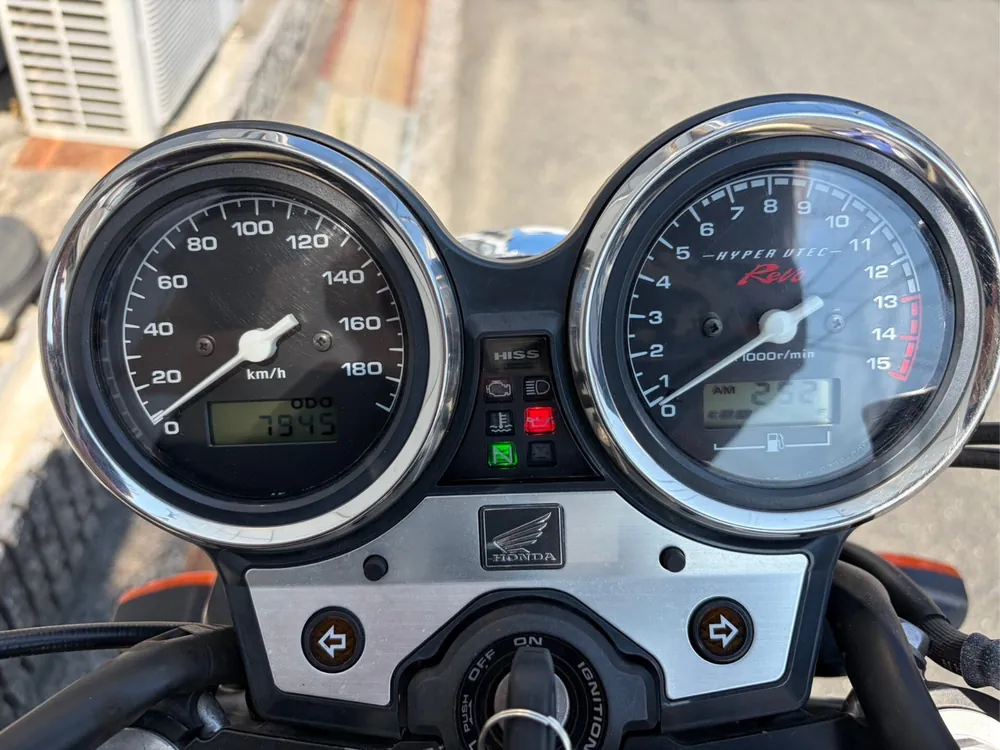 Honda CB400SB 2008, white / blue, фото 5