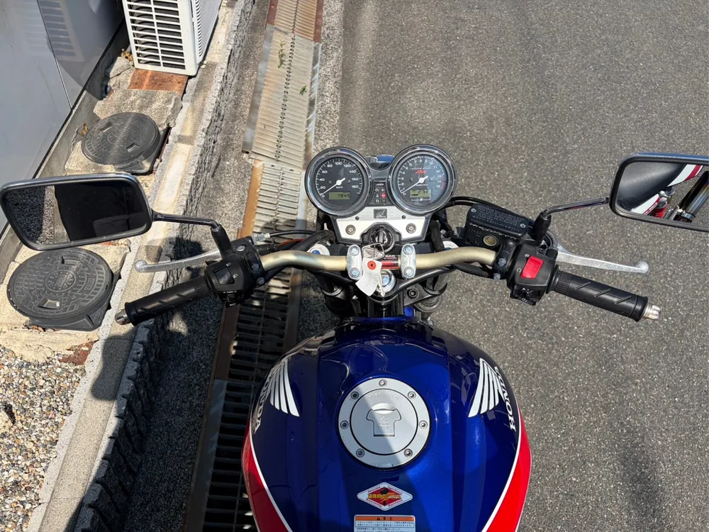 Honda CB400SB 2008, white / blue, фото 6