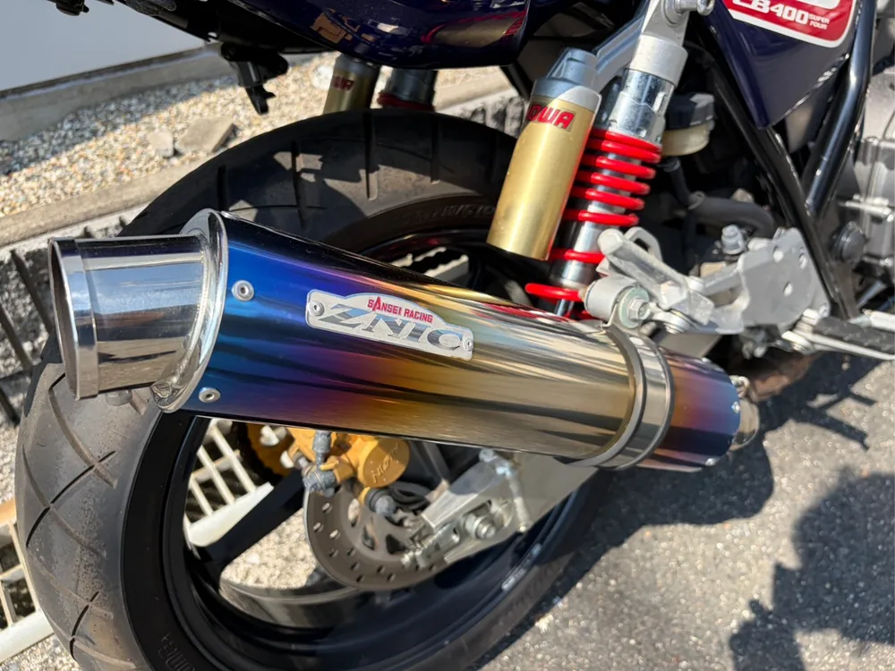 Honda CB400SB 2008, white / blue, фото 7