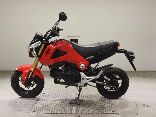 Honda Grom, красный, чёрный, фото 2