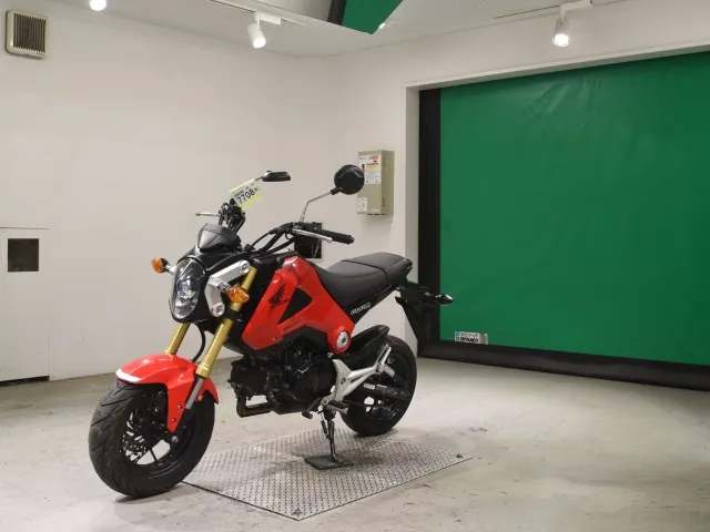 Honda Grom, красный, чёрный, фото 4