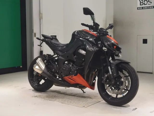 Kawasaki Z1000-5 2015, black | orange, фото 3