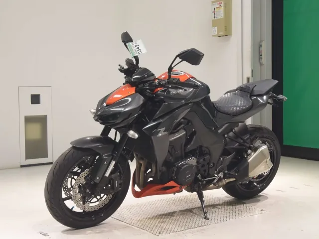 Kawasaki Z1000-5 2015, black | orange, фото 4