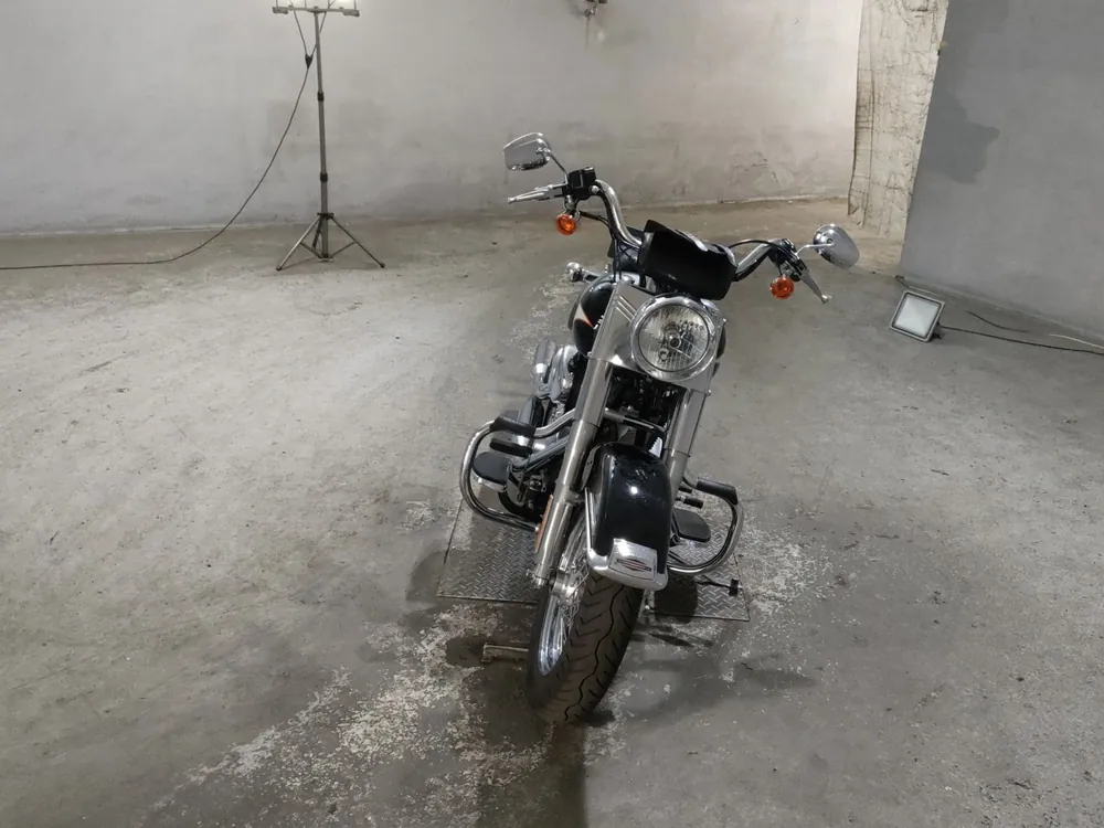 Harley-Davidson FLST1450 2005, чёрный, фото 3