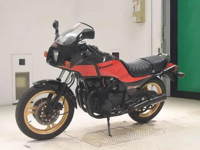 Kawasaki GPZ400F 1983, red | black, фото 4