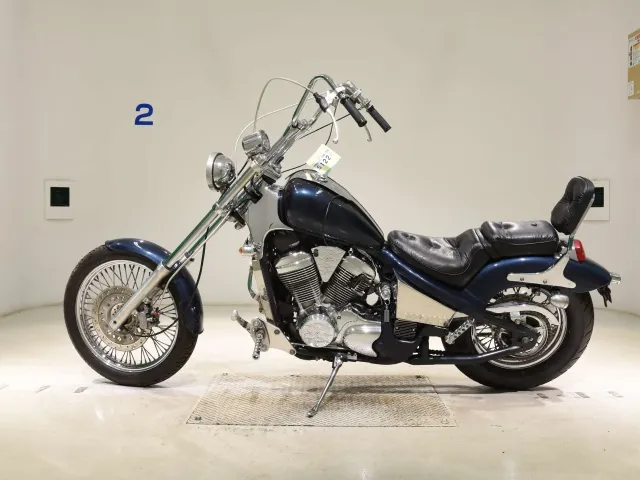 Honda Steed 400 1991, navy blue, фото 2