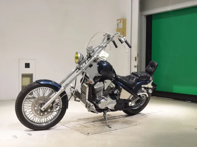 Honda Steed 400 1991, navy blue, фото 4