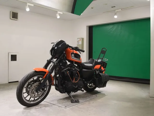 Harley-Davidson XL883R 2006, black | orange, фото 4
