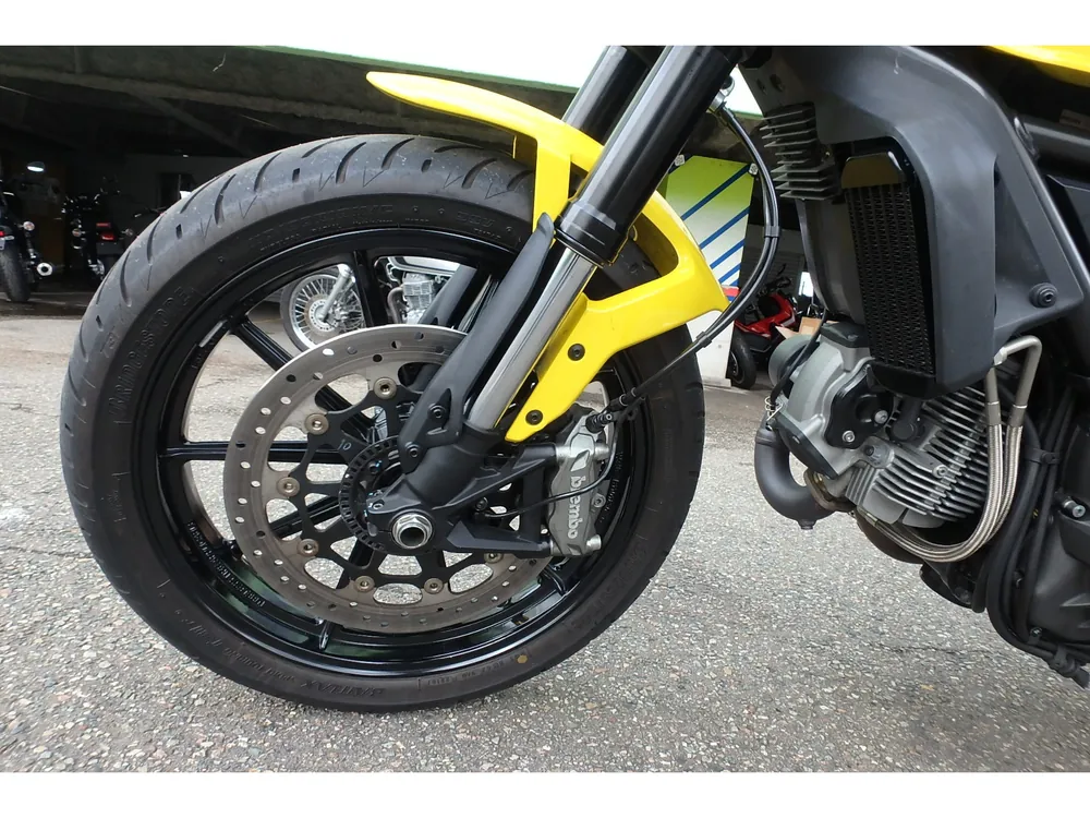 Ducati Scrambler Icon 2016, жёлтый, фото 15