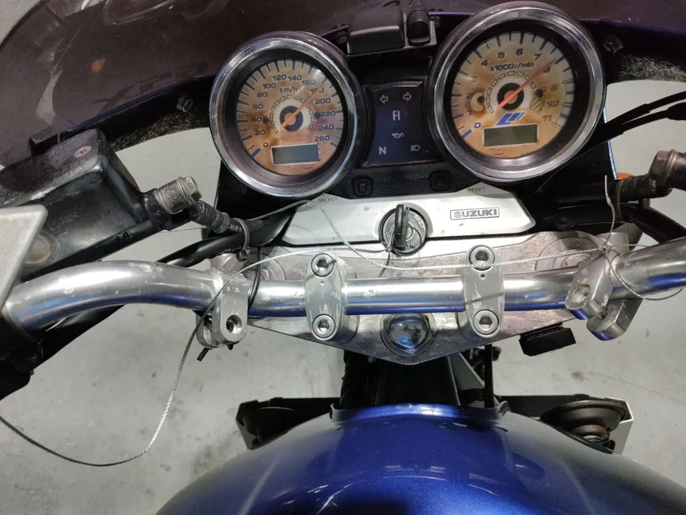 Suzuki GSX1400 2002, white / blue, фото 5