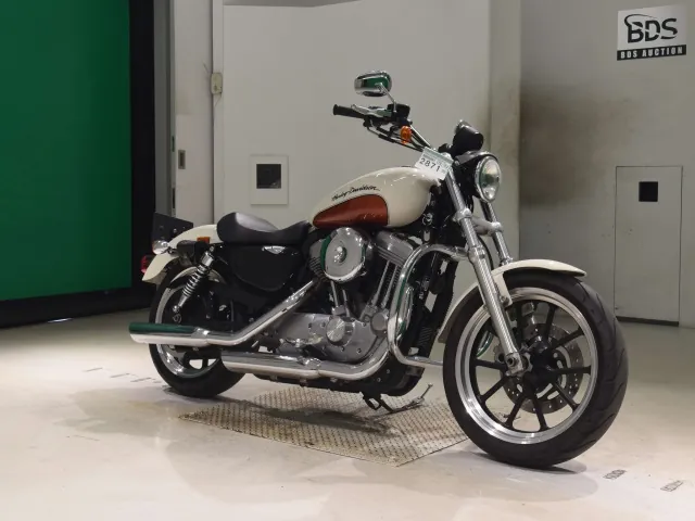 Harley-Davidson XL883L 2011, white | orange, фото 3