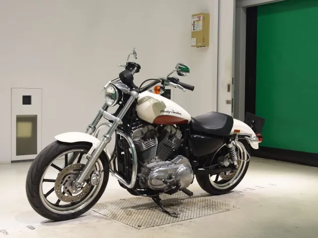 Harley-Davidson XL883L 2011, white | orange, фото 4