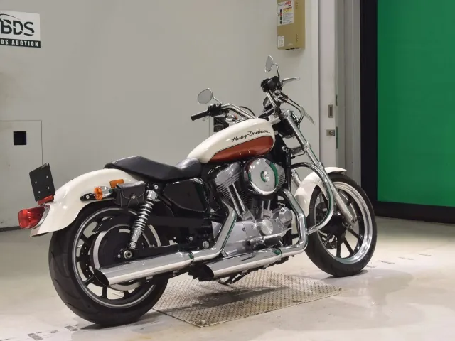 Harley-Davidson XL883L 2011, white | orange, фото 5