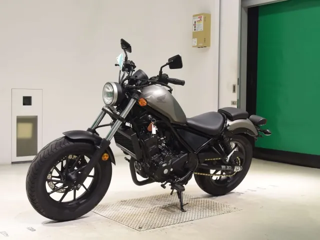 Honda Rebel 250, matt gun, фото 4