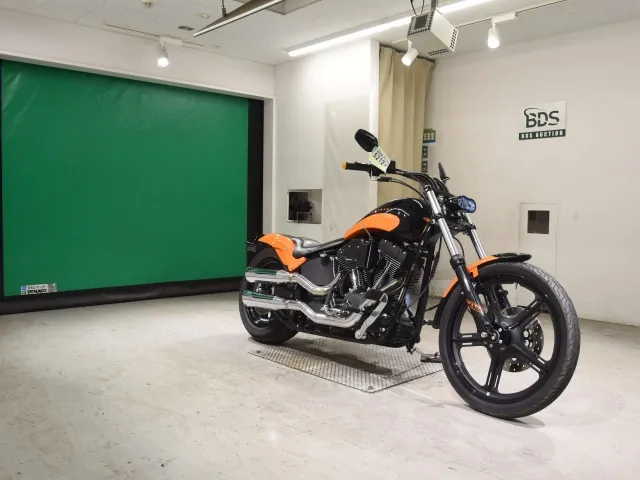 Harley-Davidson FXSTB1450 2006, black | orange, фото 3