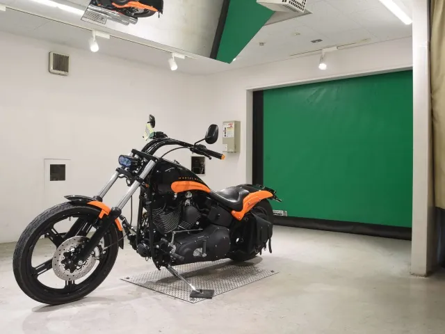 Harley-Davidson FXSTB1450 2006, black | orange, фото 4