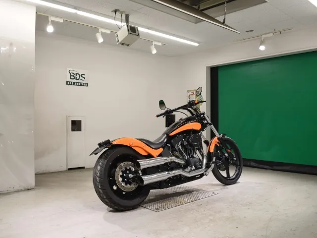 Harley-Davidson FXSTB1450 2006, black | orange, фото 5