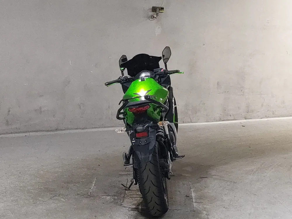 Kawasaki Ninja 400 2014, black / green, фото 4
