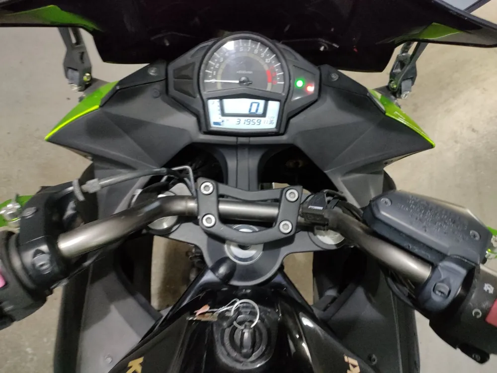 Kawasaki Ninja 400 2014, black / green, фото 5