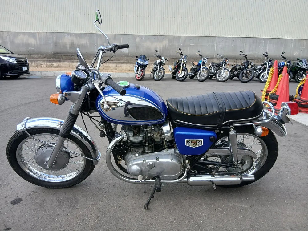 Kawasaki W1 1970, синий, фото 2
