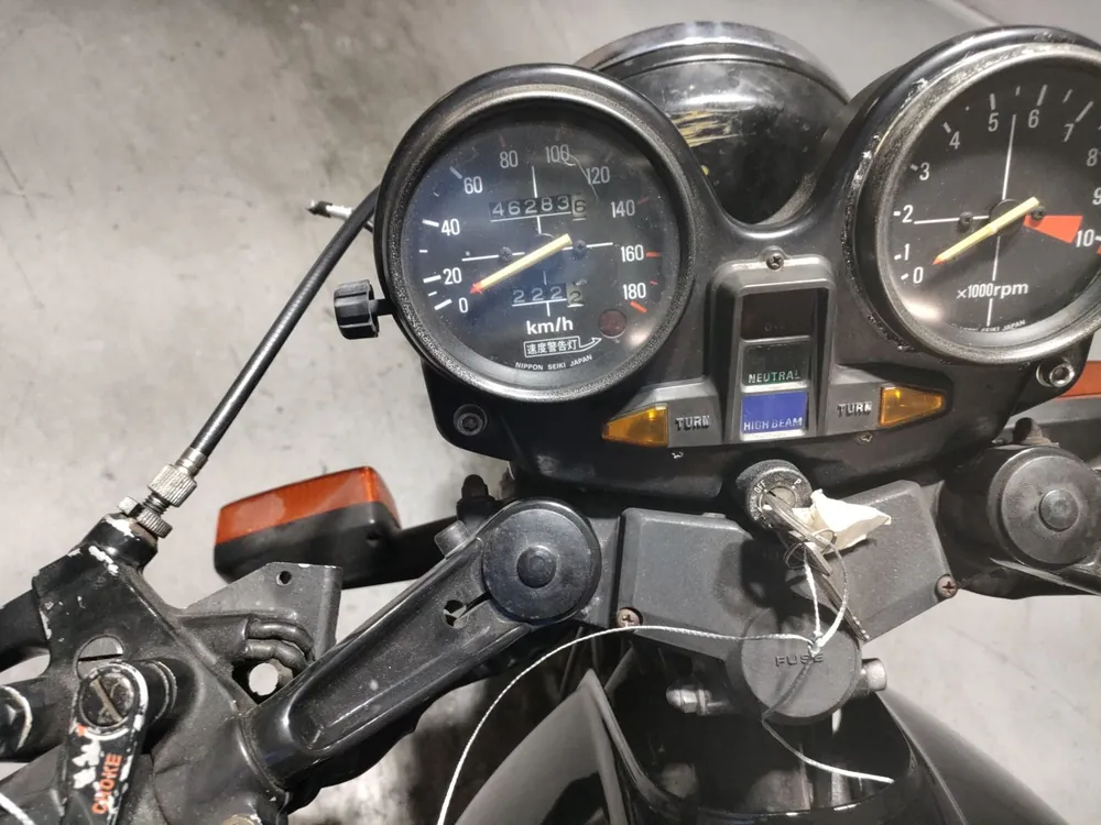 Honda CB750FB 1980, чёрный, фото 5