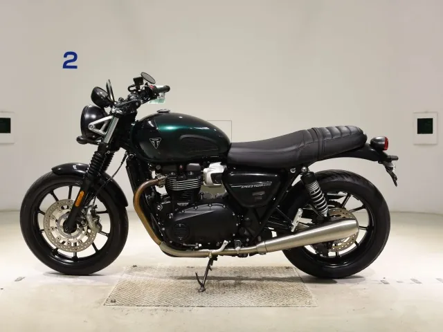 Triumph Speed Twin 900 2023, зелёный, фото 2