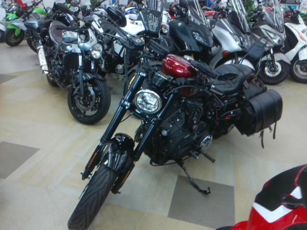 Harley-Davidson XL1200CA 2016, чёрный, красный, фото 8