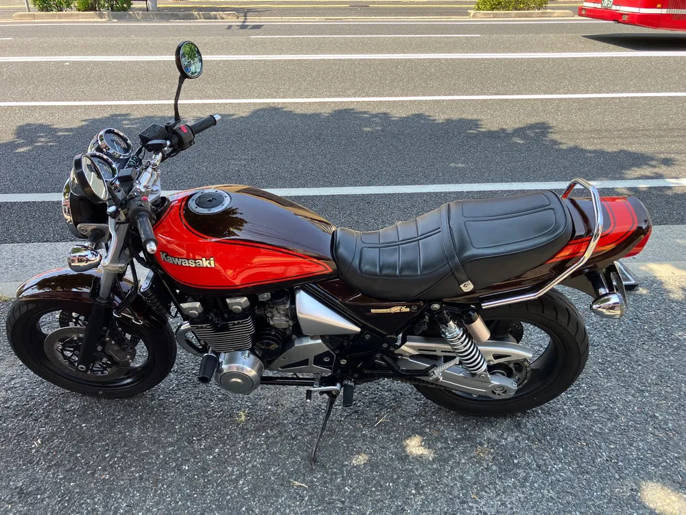 Kawasaki Zephyr 400 2011, light brown, оранжевый, фото 2