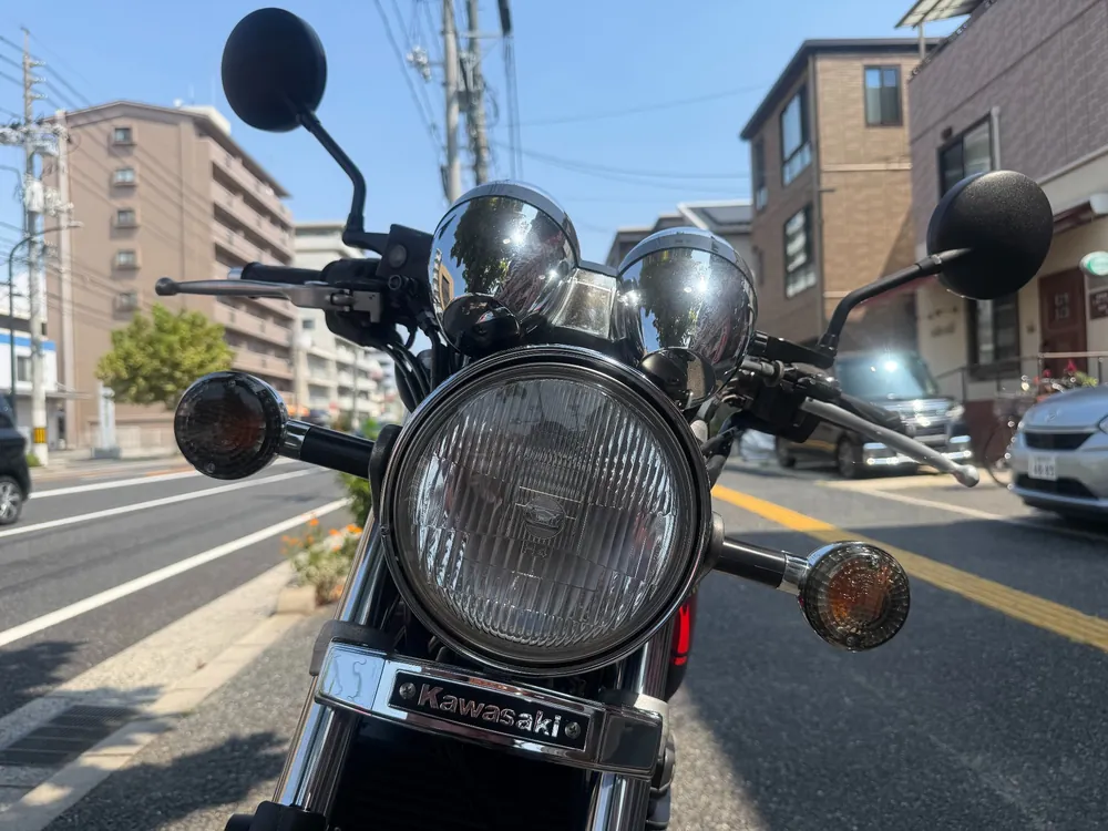 Kawasaki Zephyr 400 2011, light brown, оранжевый, фото 13