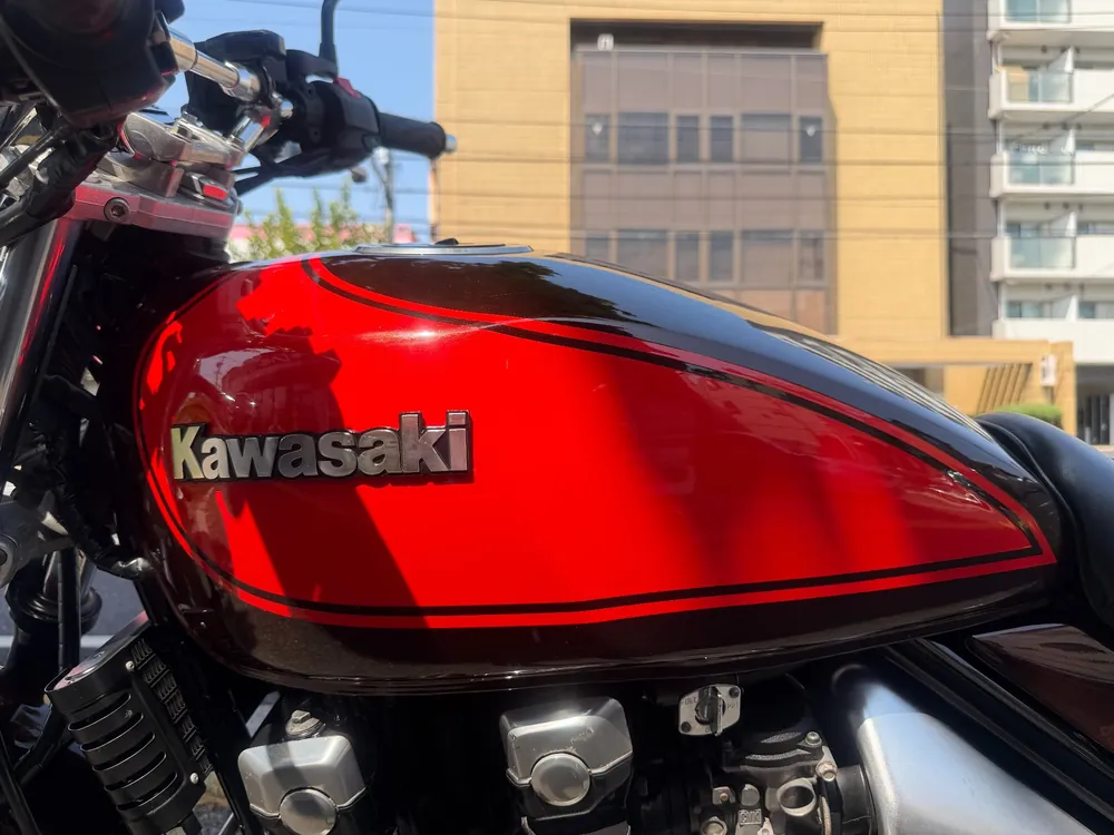 Kawasaki Zephyr 400 2011, light brown, оранжевый, фото 17