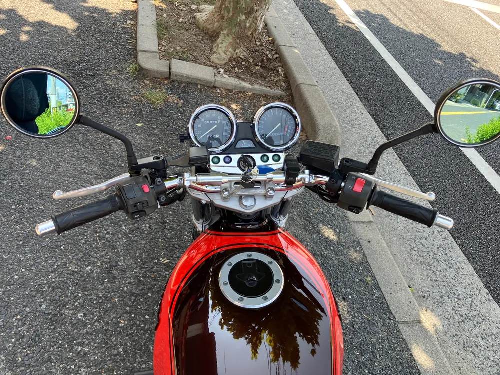 Kawasaki Zephyr 400 2011, light brown, оранжевый, фото 3