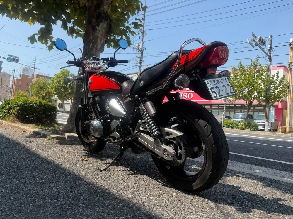 Kawasaki Zephyr 400 2011, light brown, оранжевый, фото 8