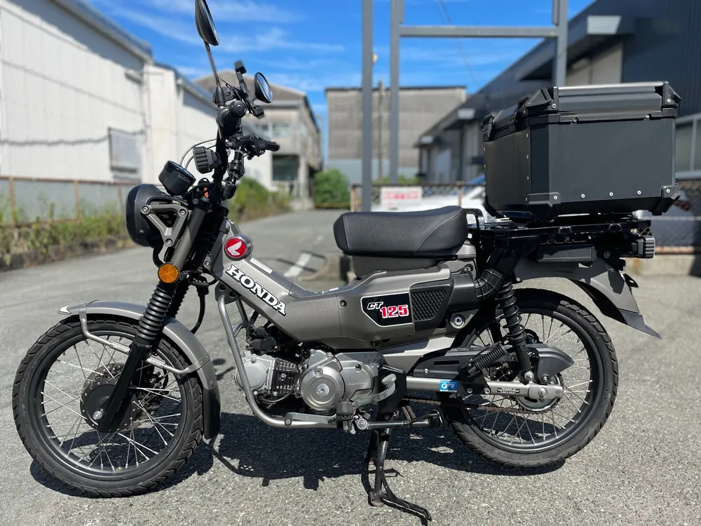 Honda CT125 Hunter Cub, серый, фото 3