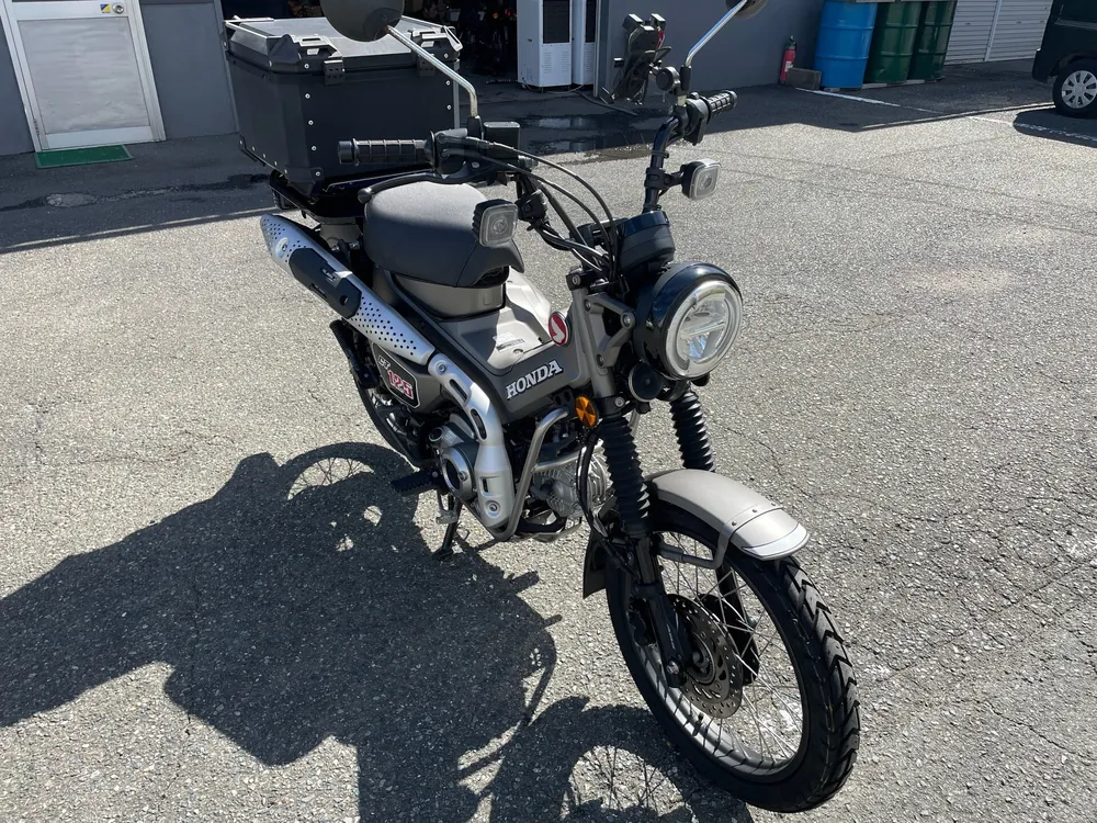Honda CT125 Hunter Cub, серый, фото 4