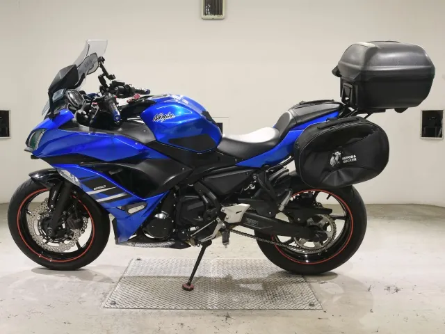 Kawasaki Ninja650A 2019, чёрный, синий, фото 2
