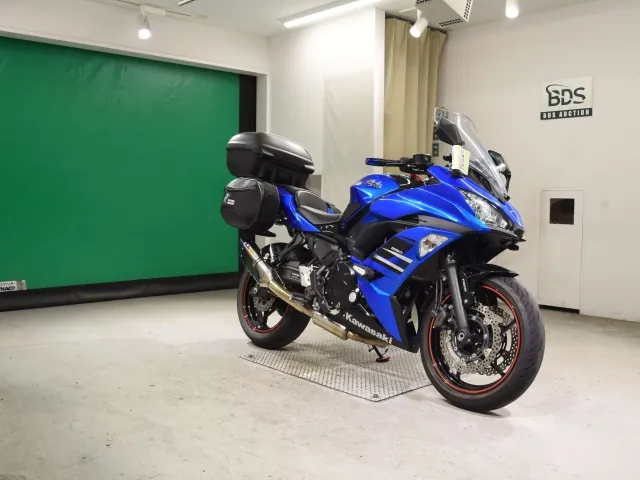 Kawasaki Ninja650A 2019, чёрный, синий, фото 3