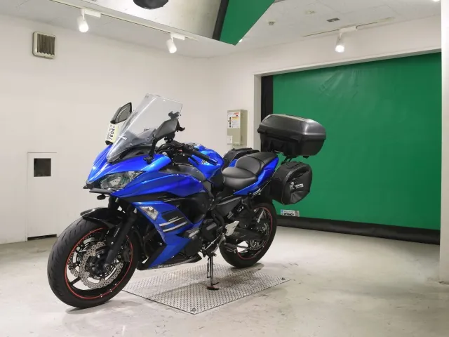 Kawasaki Ninja650A 2019, чёрный, синий, фото 4