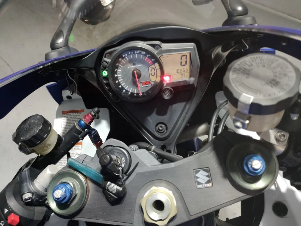 Suzuki GSX-R1000 2007, white / blue, фото 5