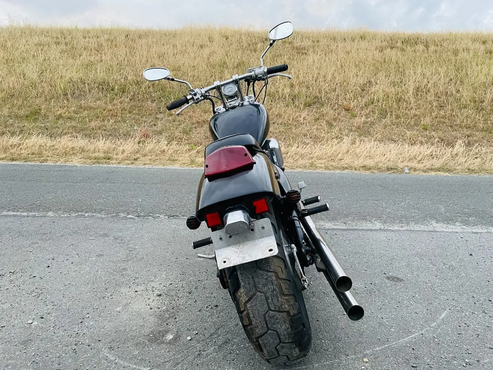 Honda Steed 400 1993, чёрный, фото 2