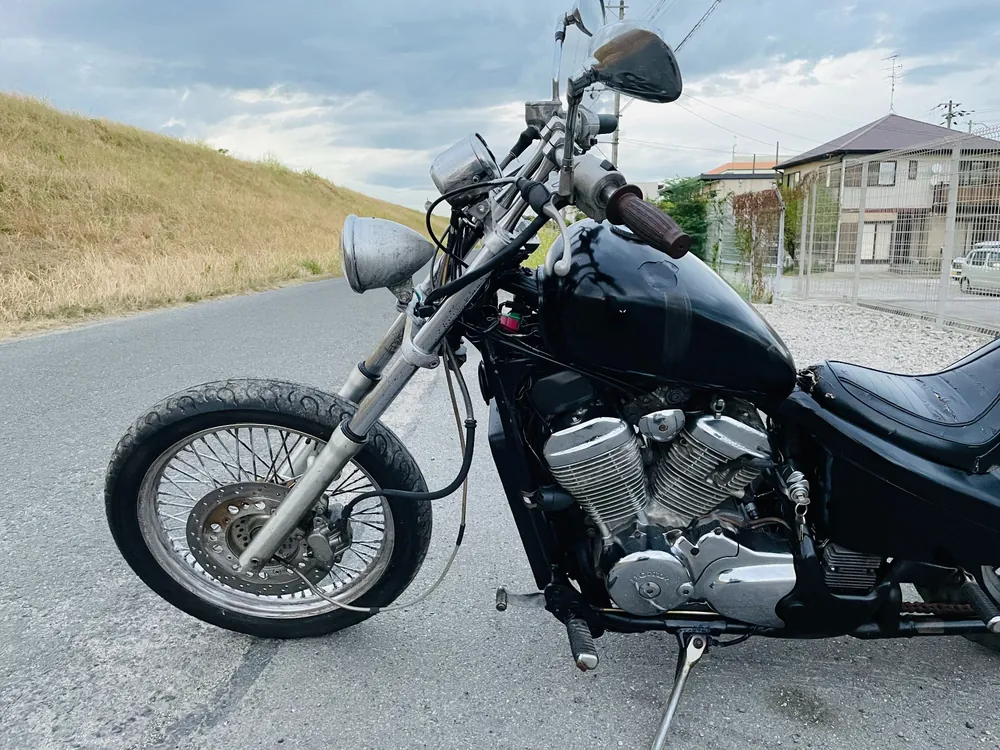 Honda Steed 400 1993, чёрный, фото 15